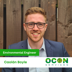 Photo of Caolan Boyle. A new team member at OCON Services. 